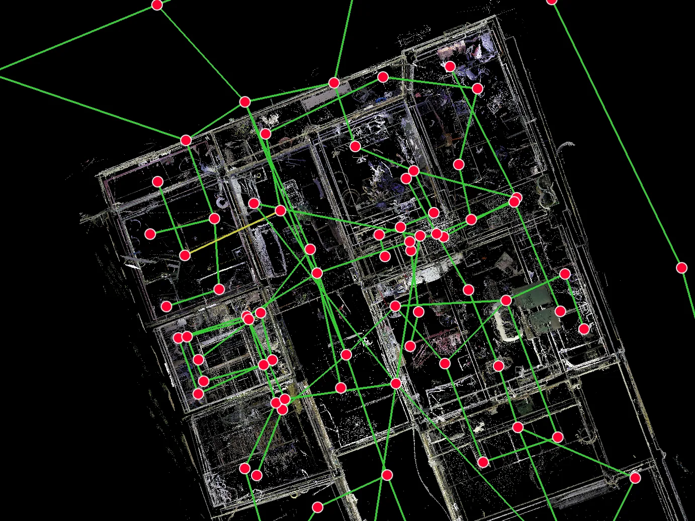 Finished renovated interior delivered after Scan to BIM